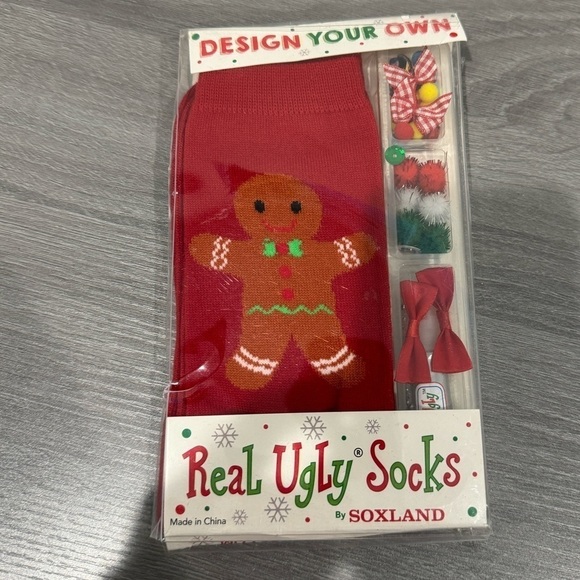 Soxland Christmas Real Ugly Socks - Design your Own Kit - Picture 1 of 3